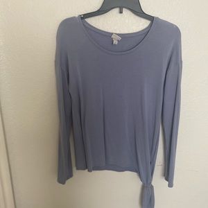 Blue long Sleeve Shirt